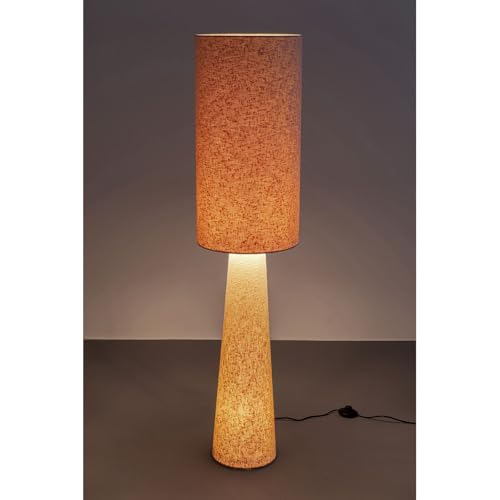 Lámpara de pie moderna Marleen beige de 130 cm para iluminación de salón 6