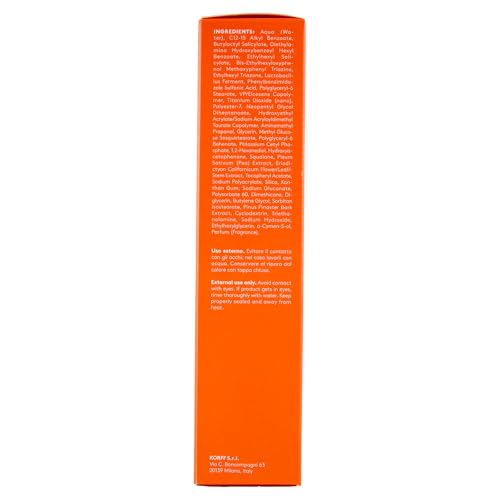 Korff Sun Secret ochrona ciała mleka do opalania, lekka tekstura, jedwabista i przeciwstarzeniowa, bardzo wysoka ochrona, wodoodporny, SPF50, 100 ml