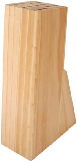 Pine Wood Rack Multi Functional Kitchenware with Multiple Slots for Storing Knives Holders