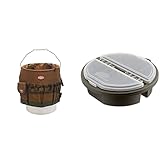 Bucket Boss The Bucketeer Bucket Tool Organizer in Brown, 10030 and Plano 5 Gallon Bucket Topper and Organizer,OD Green/Clear