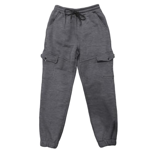 Mens Pants R宽松elaxed Fit Men's Casual Pant Solid Color Elastic Waist Strap Knee Pocket Toe Pants Mens Track Short2