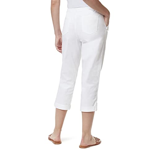Bandolino Women's Utility Pull on High Rise Straight Leg Capri3