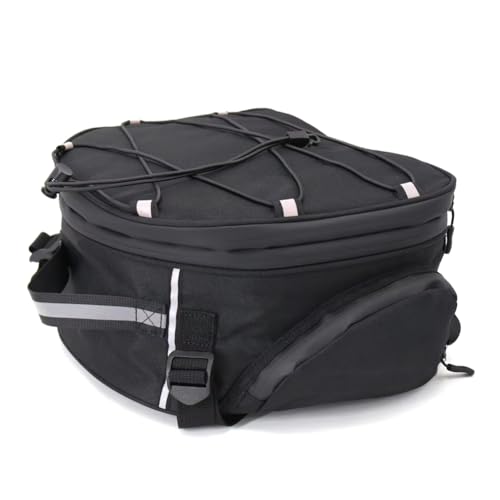 Bacar Juego de Bolsa de Portaequipajes Bolsa de Cola Bolsas de Sillín Tela Sintética Negra Compatible para BMW R1200GS