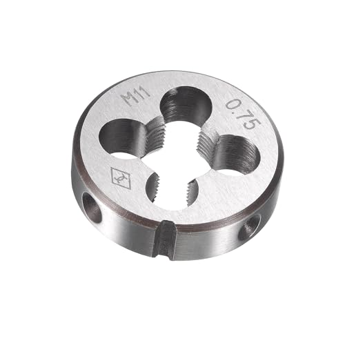 MACHSWON M11 x 0.75mm Metric Tap and Die Set - Machine Thread Screw Tap with Round Threading Die Kit for Thread Repair - Image 2