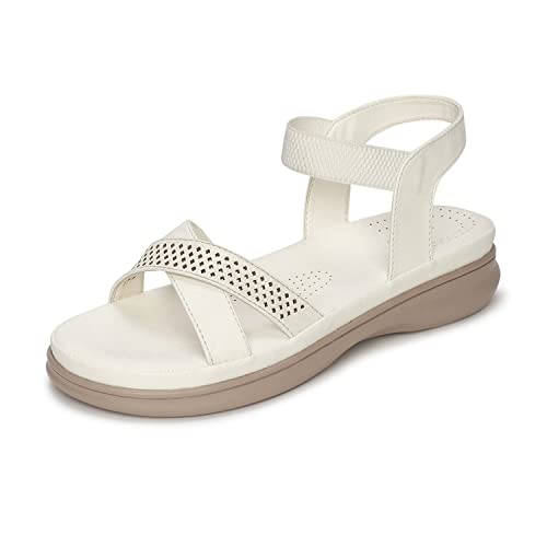 Image of Marc Loire Women's Comfortable Slip on Casual Open Toe Flats Sandals