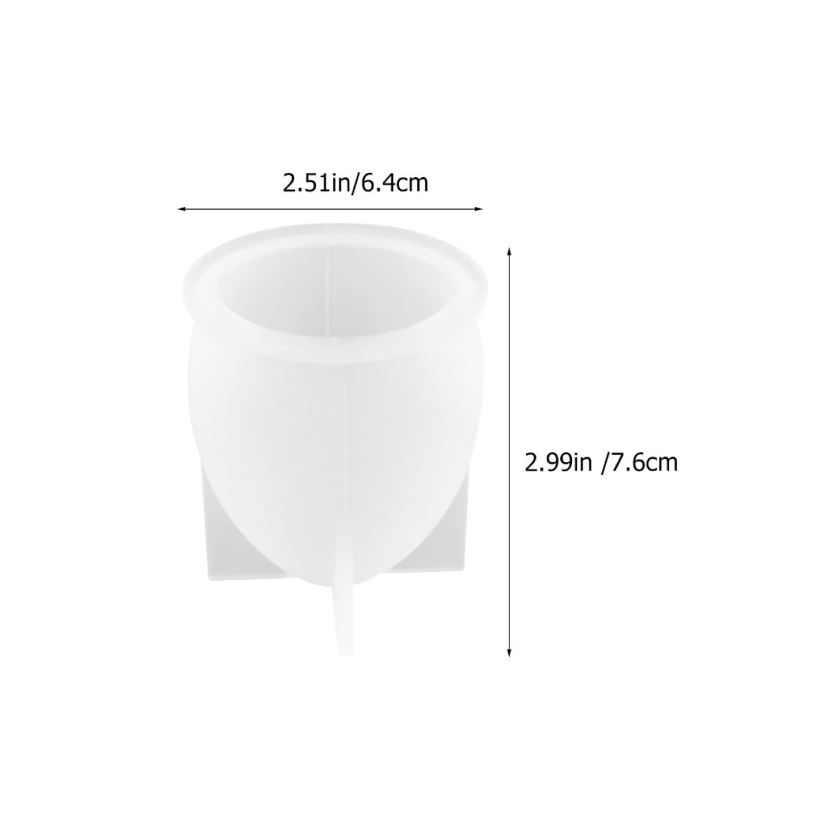 TOPBATHY 9 Pz Stampo Per Luce Notturna a Forma Di Stampo Epossidico Muffa ' in Silicone Per Candele Per Resina Scrivania Gel Di Silice Stampo Torta Un Corpo