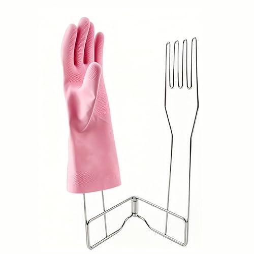 FJXMMT Glove Drying Rack, Stainless Steel Holder, Foldable Dish Rack