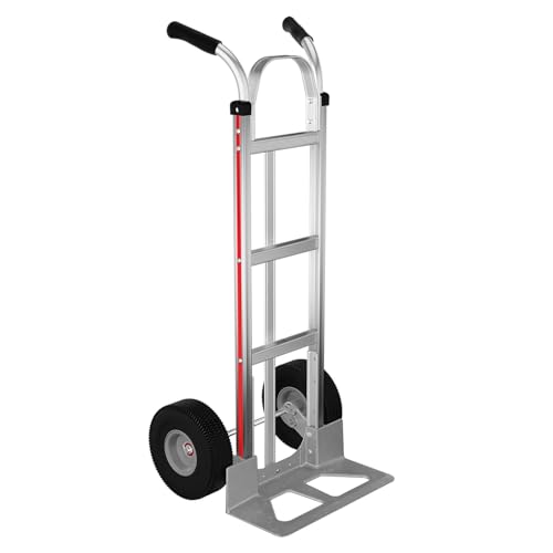 Carretilla de mano de aluminio Snap-Loc con neumáticos 10x3.5