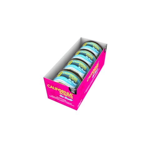 California Scents, Boite de Parfum Voiture, Lot de 4 Désodorisants Voiture Parfum Linge Frais,...