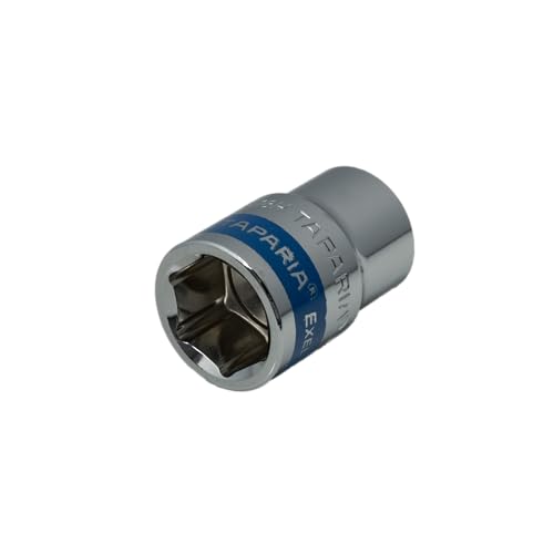 Image of Taparia 1 /2 inch Square Drive Socket (16,18 mm)-Hex or 6 point Socket for Standard Nuts & Bolts Compatible w /Ratchets, L Handles, Wrenches, Power Tools-Automotive & Mechanical Work for Garages, DIY