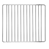 CABLEPELADO Bandeja rejilla extensible para horno universal | Parrilla Rejilla para Horno ajustable | Extensible (ancho) de 350 a 560 mm | Fondo (parte fija): 318mm | Universal