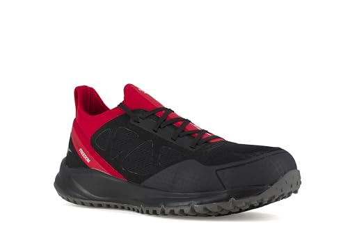 Image of Reebok Work Mens All Terrain Slip Resistant Steel Toe Work Safety Shoes Casual - Black