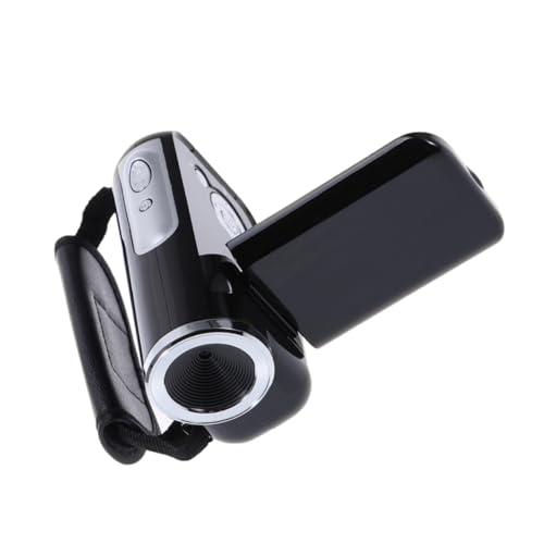 Caméra mini DV 16mp noir compact pour vlogging et enregistrement vidéo