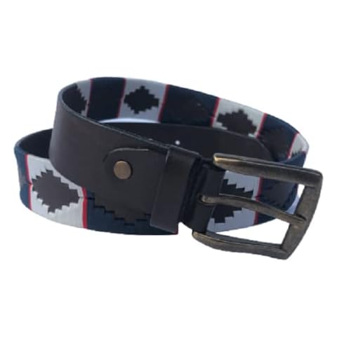 Serguio Rogetti Polo Belt Leather Embroidered Unisex Gaucho Argentina Strong Argentinian Style Cover