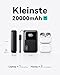 INIU Laptop Power Bank, Klein 65W PD3.0 20000mAh Hochkapazität Powerbank, USB-C EIN & Ausgang Externer Akku Kompatibel mit MacBook Pro, Steam Deck, iPhone 17 16 15 Pro, Samsung S22, iPad Pro usw.
