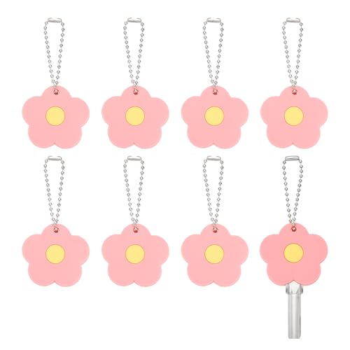 Marqueurs de clés fleur PATIKIL rose pour organiser les trousseaux de la maison et du bureau