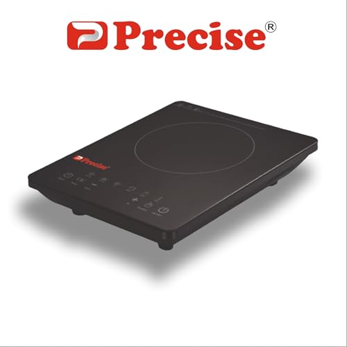 Image of Precise RD 2000 Induction Cooktop with A Grade Crystal plate | 2000W | Touch button control | Indian Cooking | BIS Standard | 1 year warranty