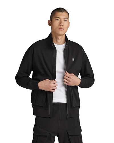 G STAR Para Hombre Sudadera Rovic Zip Through Loose, Negro (dk Black D24465 D566 6484), S