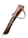 ZOLO LEATHERS 43-Inch Leather Rifle Scabbard – Durable, Secure Storage for Rifles, Shotguns, and Firearms – Protective Case for Hunting & Outdoor Gear
