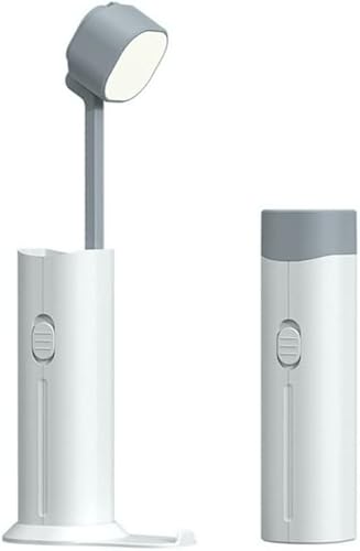 DesignNest Lámpara de escritorio LED multifuncional 3 en 1 (blanco)