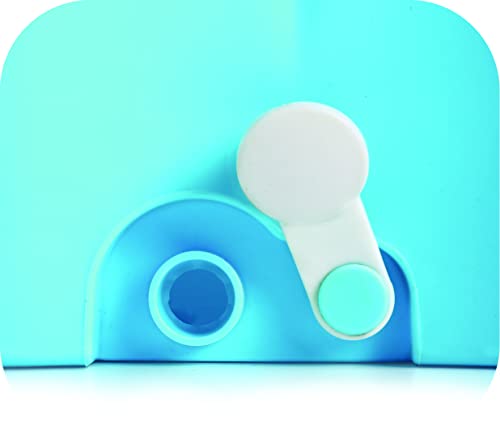 Ganesh Rapid Plastic Spin Mop, Round Plastic Bucket Floor Cleaning Mop with Bucket, Pocha for Floor Cleaning, Mopping Set (Blue, Set of 2 Microfiber Refills) (Image - 6)