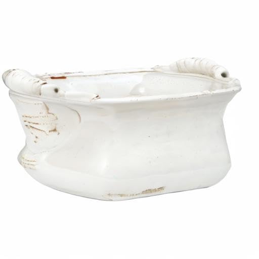 Image of White Terracotta Cache Pot
