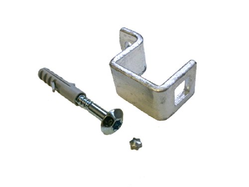 Befestigungs-Set für Fenstergitter Montage auf die Wand 4 Halterungen + Schrauben