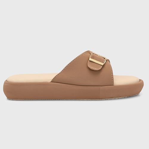 Image of Centrino Women's Sandals | Elegant Stylish Slip-On Chappals for Ladies |Lightweight & Breathable Slippers /Flip-Flops| Durable Outdoor Synthetic Casual Wear,Party and Formal Occasions(9322)