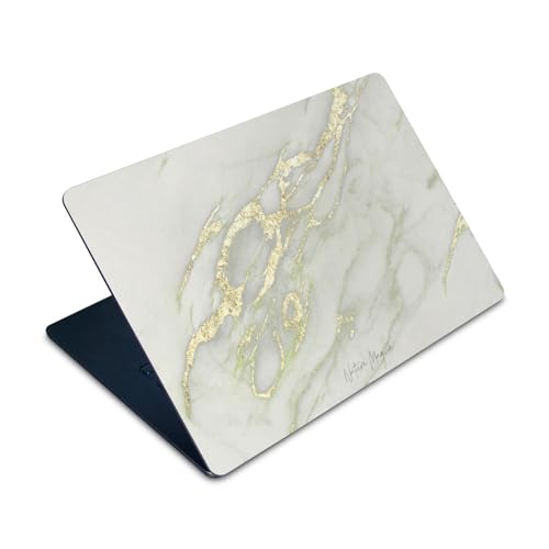 Autocollant MacBook Air 15 M2 Anti-Rayures Vinyle Marbre Jaune Solide