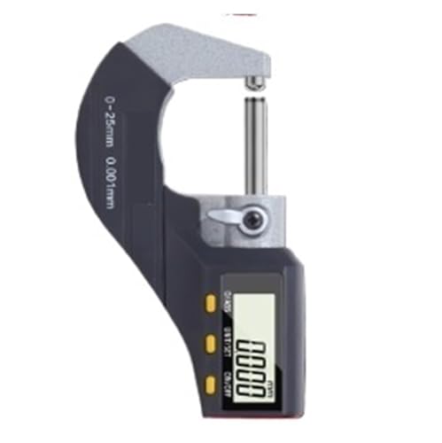 BIRAN Outside Micrometer Thickness Gauge Single Round Head Wall Thickness Single Use 0-25mm miniatura 1