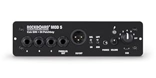 The RockBoard MOD 5 Cab SIM + DI Patchbay offers customizable, IR-based stereo speaker cabinet simulation, an active DI box, as well as a simple solution to organize all the connections to and from your effects setup. Whether you are using a RockBoar...