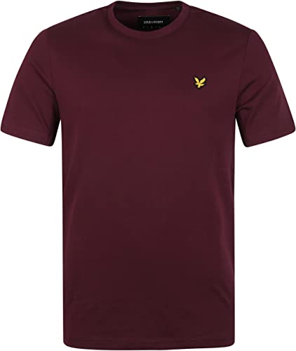 Lyle & Scott Men s Plain T-Shirt, Red, XL
