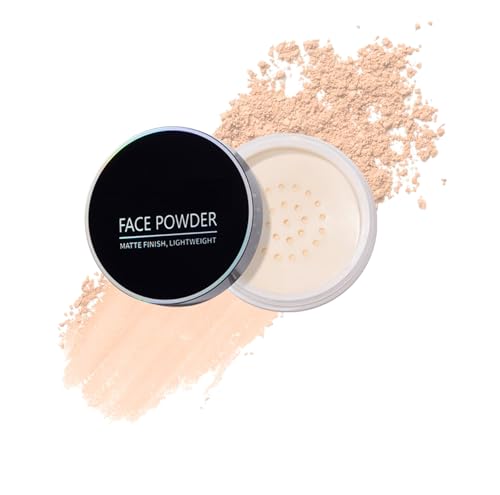 フィクシングパウダー ロング ラスティング ウォータープルーフ コンシーラー フィクシングルースパウダー オイルコントロール マット フィクシングパウダー (02, ワンサイズ)