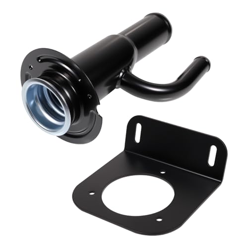 Fuel Tank Filler Neck Pipe Diesel Replace 4C3Z9034C and Fuel Gas Filler Neck Mount for Chevy for GMC for Dodge for Ford Service Body Truck or Flatbed