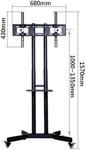 Soporte rodante para TV de 32 a 65 pulgadas miniatura 2
