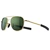 SUNGAIT Men’s Military Style Polarized Pilot Aviator Sunglasses Bayonet Temples