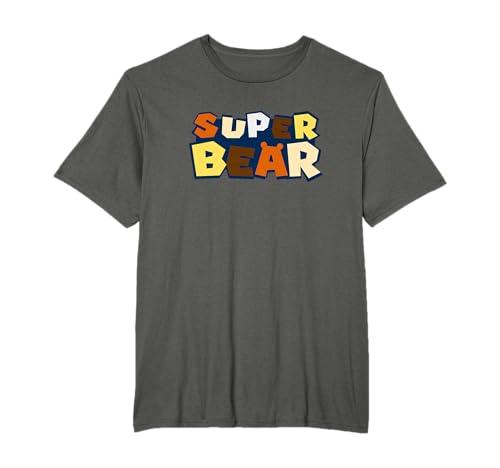 Chemise Gay Bear avec drapeau Bear Pride Super Bear Gay Daddy T-Shirt