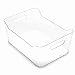 BINO Large Multi-Purpose Plastic Storage Bin, Clear