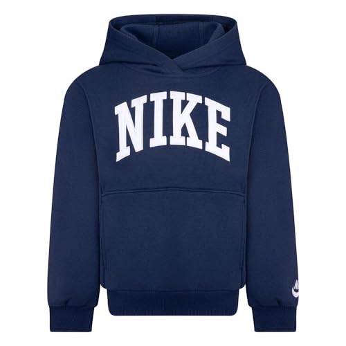 Nike sweat à capuche résistant et chaud pour enfant bleu blanc 2-3 ans