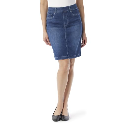 Gloria Vanderbilt Women's Shape Effect Pull on Pencil Skirt Standard