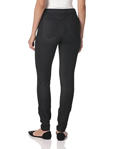 No Nonsense Women's Stretch Denim Leggings with Pockets3