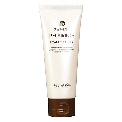 Secret Key Snail EGF Repairing Skin Care Foam Cleanser (100ml)