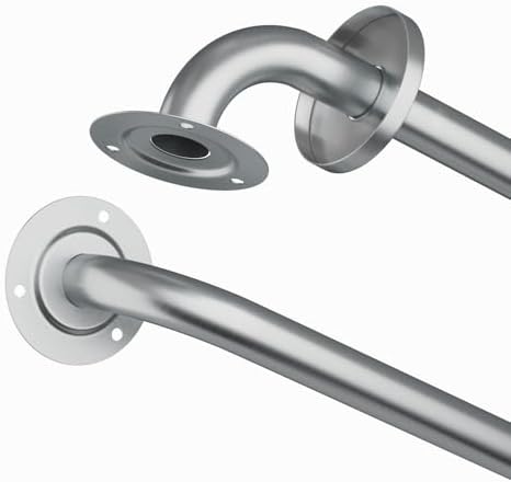 PROFLO PFGB36PF2 36" Peened Steel Grab Bar - Peened Steel