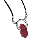 New 2026 Trendy Dmc Devil Maycry 5 Dante Pendant Necklace Red Blue Gem Cosplay Necklaces Long Rope Chain Vintage Gifts For Women Men Jewelry Fashion Accessories Creative Gift For Women And Men