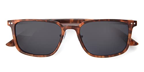 Foster Grant unisex adult Styles for Y.o.u. San Fran Sunglasses Sunglasses, Brown Tort, 54mm US2