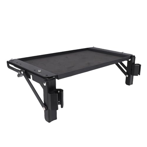 Boîte à outils avec table pliable latérale et plateau caoutchouc