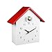 GUAZI STORE Cuckoo Wall Clock Report Clock Watch Alarm Clock Cuckoo Clock Table Clock Table Clock Cuckoo Clock Home Wall Clock ChildrenRoom Wall Clock (Red) 01