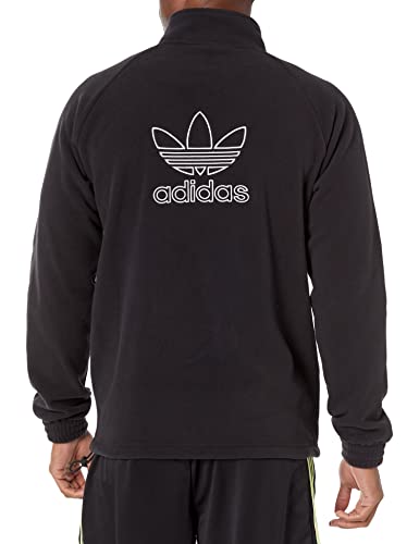 Image of adidas Originals Men's Adicolor Trefoil Teddyfleece Jacket