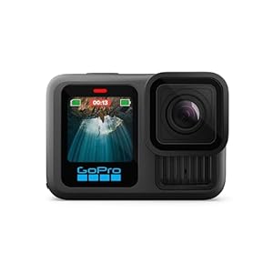 GoPro HERO13 Black – Waterproof Action Camera with 5.3K60 Video, 27MP Photo + Compatability with HB-Series Lenses