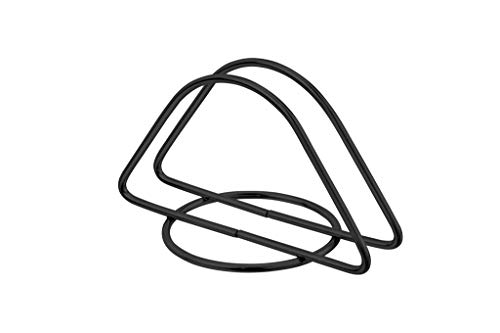 Porta Guardanapo de Mesa Suporte Papel Toalha Preto Organização Cozinha